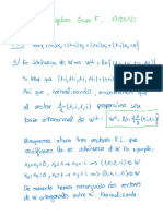 Examen de Álgebra Grupo F 132F072F21 1