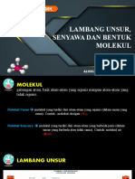 Materi 4 Lambang Unsur, Senyawa Dan Bentuk Molekul