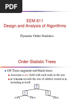 Dynamic Order Statistics