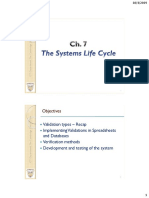11 - ICT The Systems Life Cycle-II