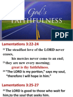 God Faithfulness. December 13pptx