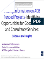 Finding Information Adb Funded Projects Identifying Opportunities Goods Works and Consultancy - 0