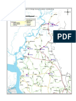 Map 3.3: Bridge Survey Location, Comilla Zone: RHD Road