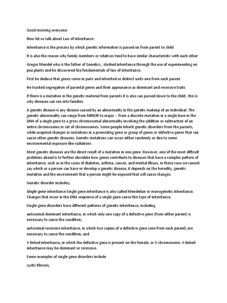 Gene Therapy Report | PDF | Genetic Disorder | Genetics