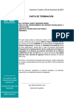 Carta de Terminacion