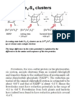 Fe - S Clusters: (Fe Fe S) (Fe Fe S) (Fe Fe S)