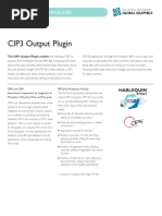 The CIP3 Output Plugin Enables