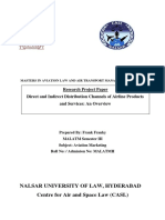 Direct and Indirect Distribution Channels of Airline Products and Services An Overview