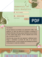 Fundamentals of Business Analytics