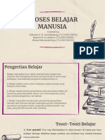 Proses Belajar Manusia - Psikologi