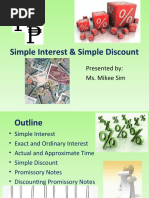 BUSANA1 Chapter 1 Simple Interest Simple Discount