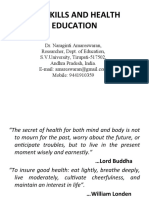 Life Skills and Health Education