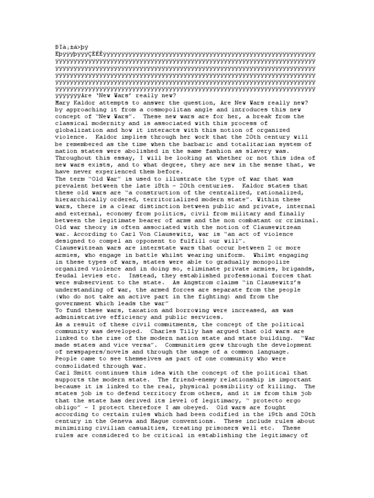 In Reviewing Kaldor Pdf Globalization State Polity