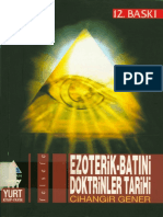 Ezoterik Batni Doktrinler Tarihi-Cihangir Gener