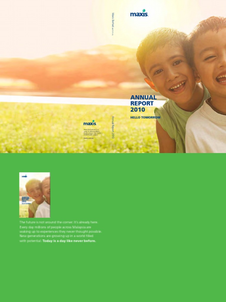 MAXIS Annual Report 2010 (2.8MB) | PDF | Earnings Before Interest ...