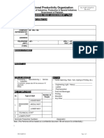 National Productivity Organization: Training Need Assessment (Tna)