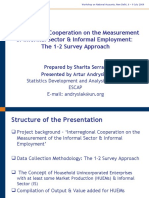 Interregional Cooperation On The Measurement of Informal Sector & Informal Employment: The 1-2 Survey Approach