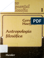 Haeffner Gerd Antropologia Filosofica 1 Herder Barcelona 1986