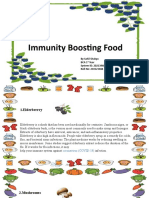 Immunity Boosting Food: by Sahil Shakya Bca 1 Year System ID: 202139683 Roll No: 210121044