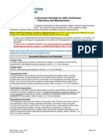 Application Document Submittal - Fab and Manuf Rev. 5 14 21