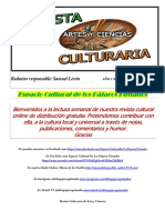 Revista Culturaria Tercera Edición
