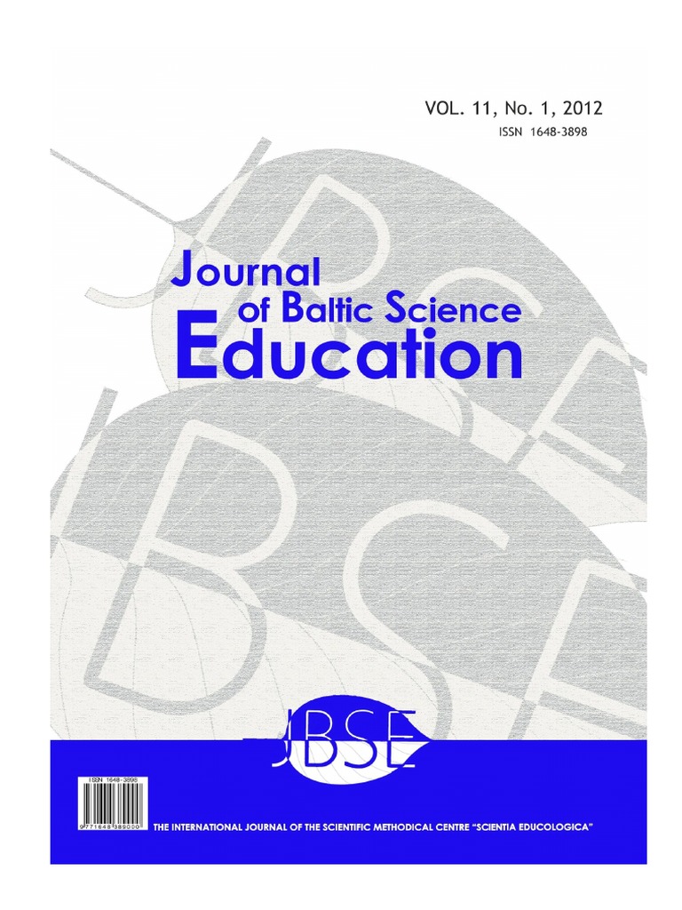 Journal of Baltic Science Education, Vol. 11, No. 1, 2012 PDF