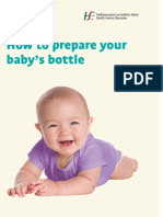 How To Prepare Baby Bottle