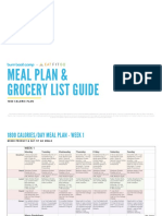 Meal Plan & Grocery List Guide