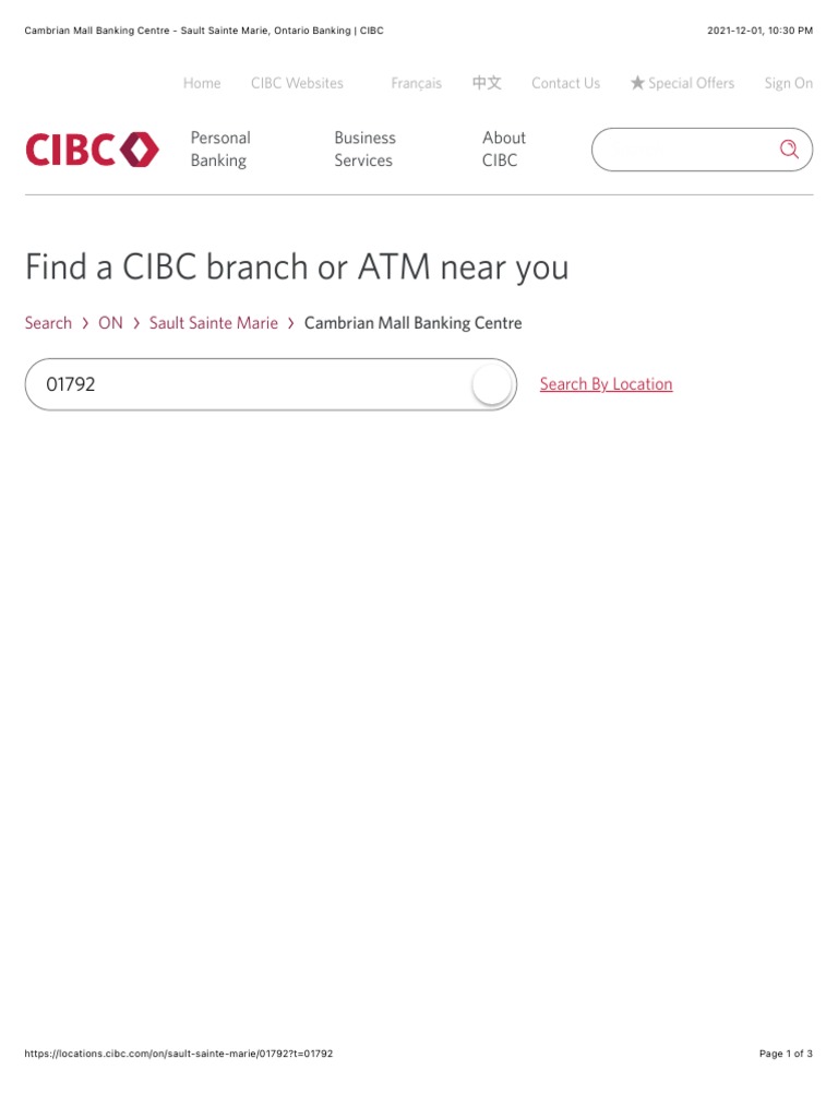 Cambrian Mall Banking Centre Sault Sainte Marie, Ontario Banking