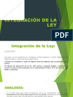 Presentacion Tema Integracion de La Ley