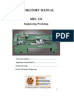 Laboratory Manual: Engineering Workshop
