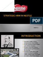Strategic HRM in Nestle: Amrita A