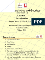 Global Geophysics and Geodesy