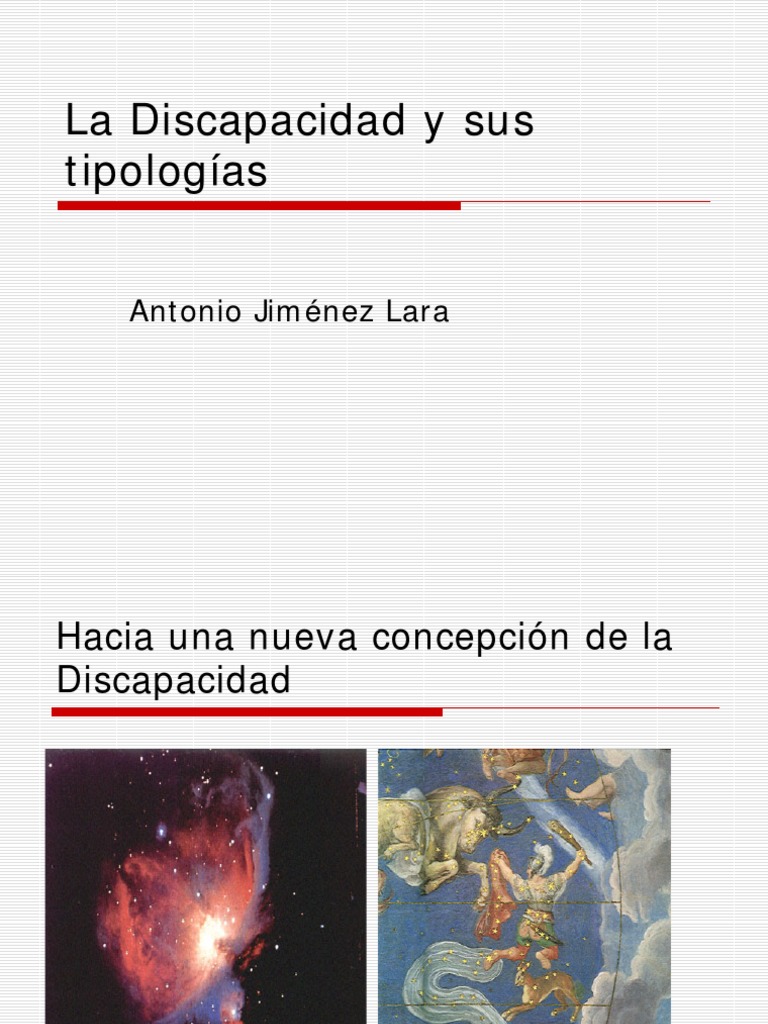 Tipologías de Discapacidad y Modelos Sociales | PDF | Invalidez ...