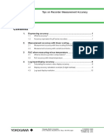 Technical Information: Tips On Recorder Measurement Accuracy