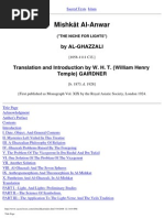 Download Mishkat Al Anwar by Imam Al Ghazali by Mohammad Usman Qureshi SN55516663 doc pdf
