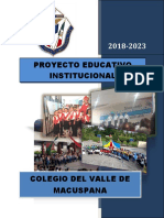 PEI Colegio Del Valle de Macuspana 2018-2023