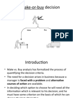 OM-Make Vs Buy