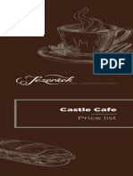 Castle Cafe: Price List