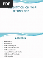 Presentation On Wi-Fi Technology