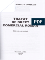 Tratat de Drept Comercial Roman Ed.5 - Stanciu D. Carpenaru