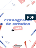 Cronograma de Estudos