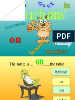 Prepositions of Place PPT Game