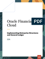 Implementing Enterprise Structures and General Ledger