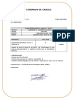 Cotizacion de Alquiler de Camioneta H 4x4 PDF