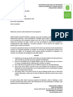 Asesoria Ejecutivo de Alimentos