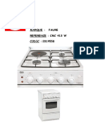 Cuisinière Faure CMC 413