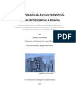 La Habitabilidad Del Espacio Residencial Con Un Enfoque Hacia La Infancia