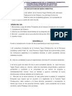 Acta de Eleccion de Nueva Directiva 2022.
