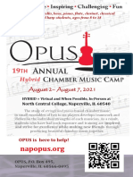 Chamber Music Camp for Strings, Piano, Flute & Clarinet Ages 8-18